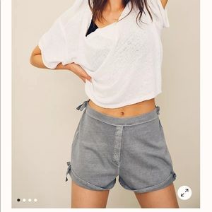 Free people hemp lounge shorts